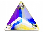 Треугольник (Люкс) - Sun-shine - Crystal AB - 16*16 мм
