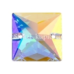 Квадрат (Люкс) - Sun-shine - Crystal AB  - 12*12 мм 
